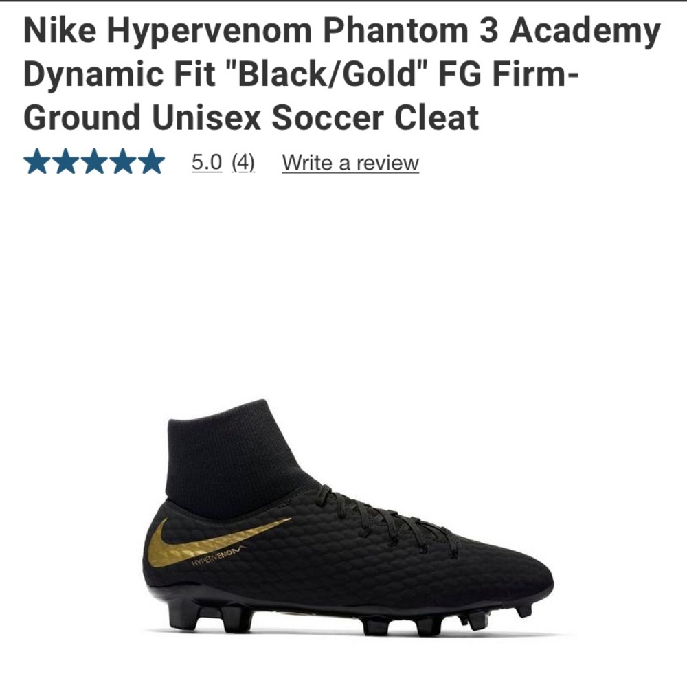 Nike Hypervenom Phantom 3 Unisex soccer  cleats